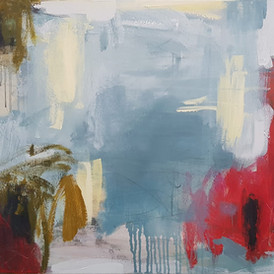 One of 12 artworks, together
Make up one long piece. An abstract painting called Ongoing Story. The work is divided
For the introduction and five chapters. Each chapter (except the fifth) consists of 2-3 parts.