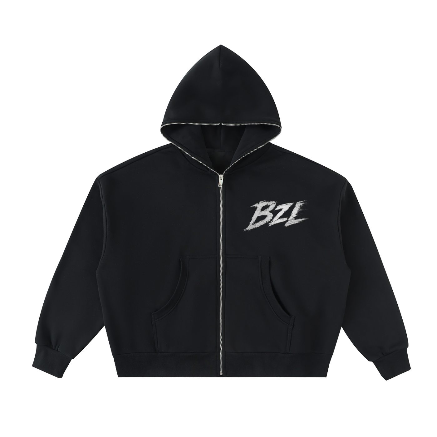 BZL Full-Zip Boxy Hoodie