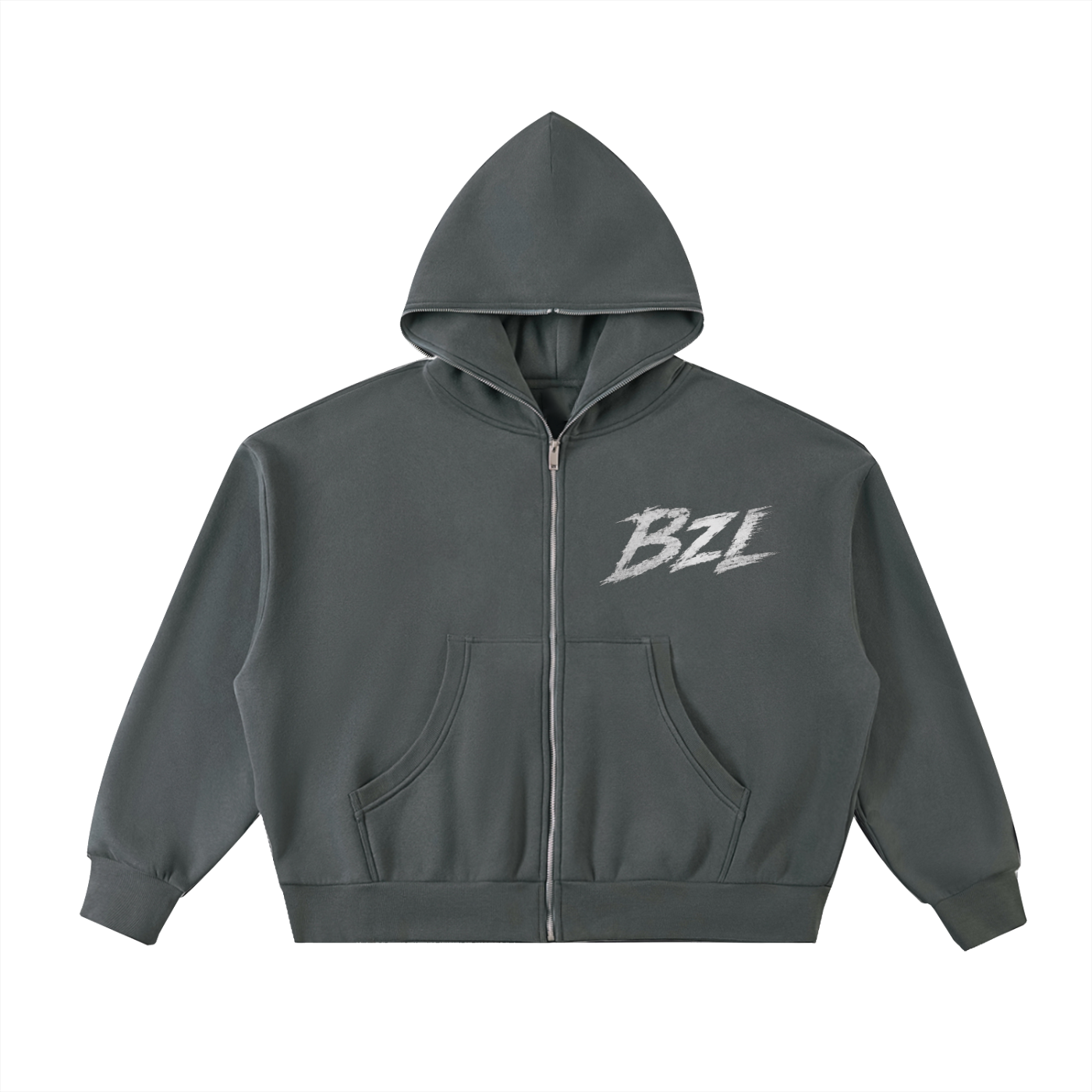 BZL Full-Zip Boxy Hoodie