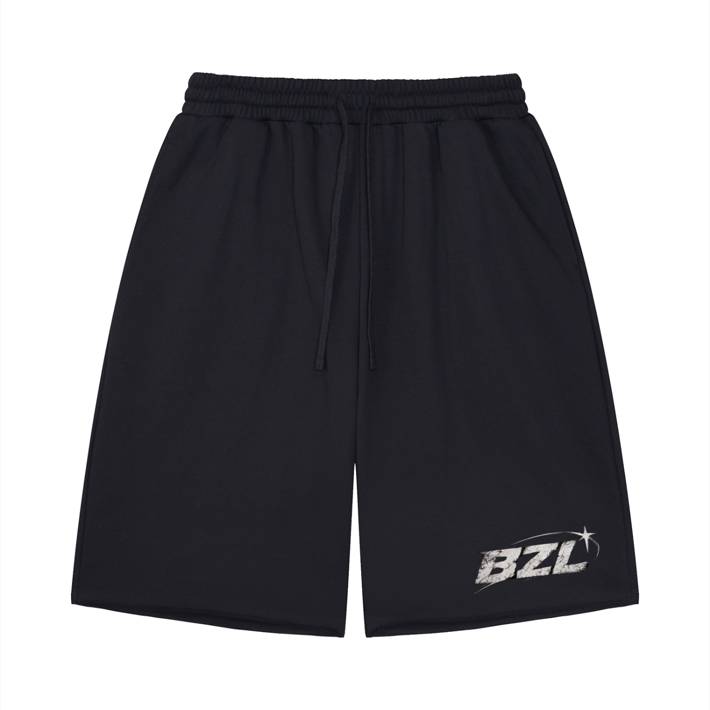 BZL Loose Raw Edge Shorts