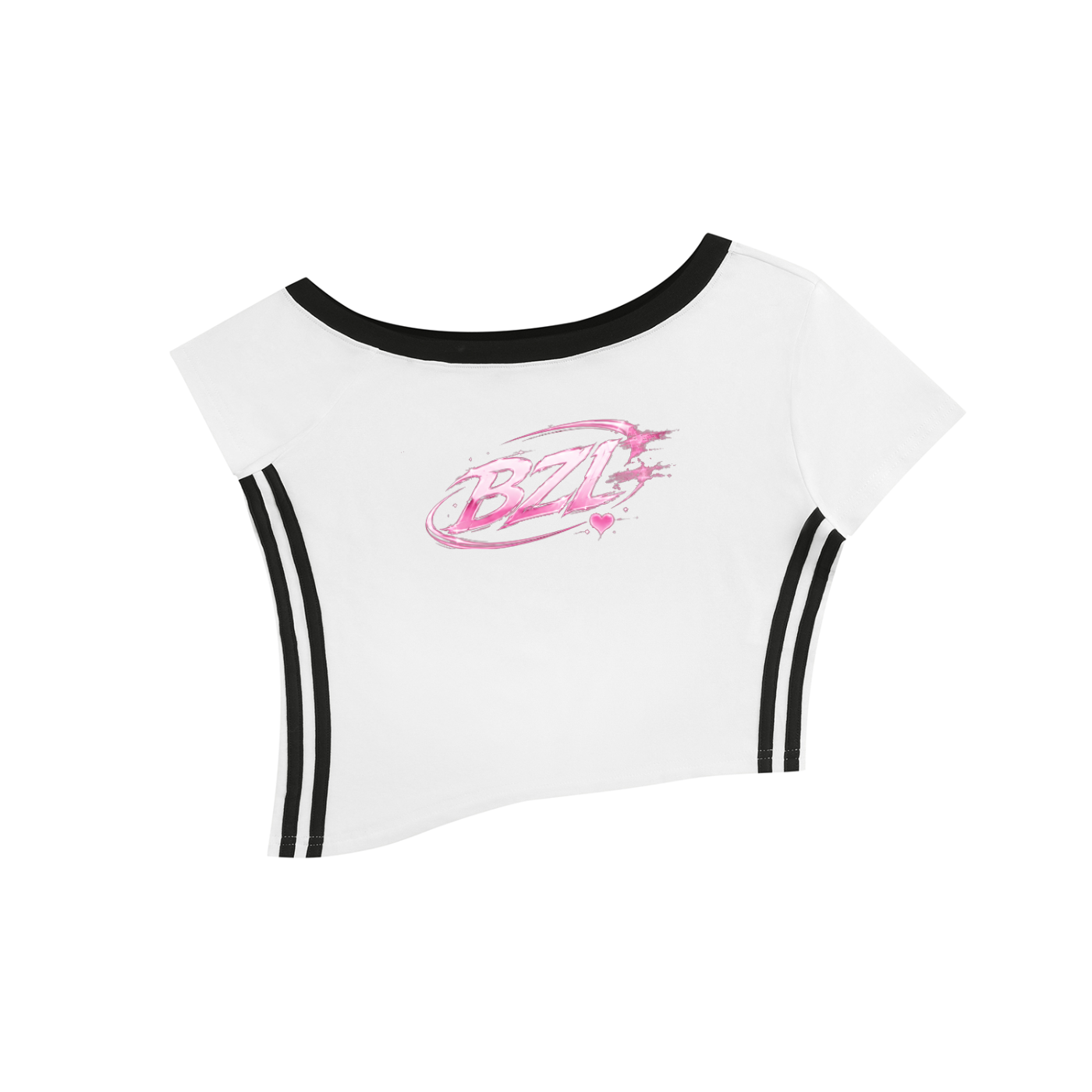 BZL Women's Color Block Off-the-Shoulder T-Shirt