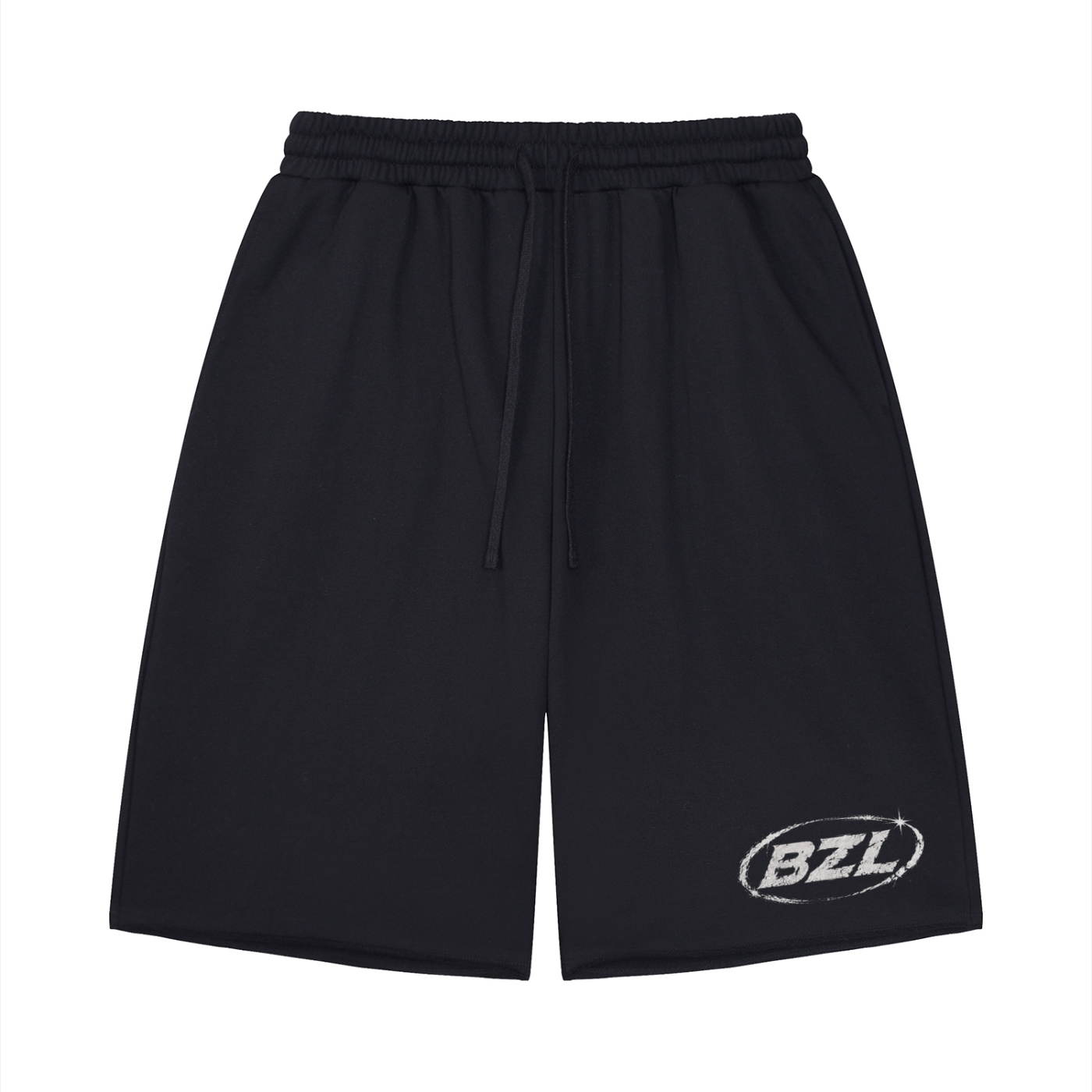 BZL Loose Raw Edge Shorts
