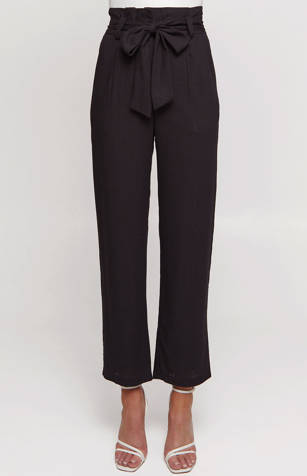 Thumbnail: Linen Blend Tapered Pants