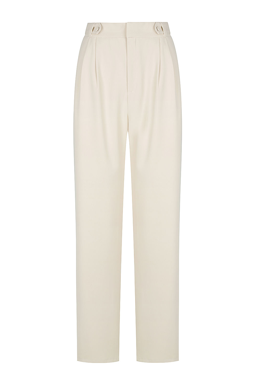 Waistband Button Detail Pants