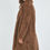 Thumbnail: Longline Fluffy Teddy Coat with Functional Pockets