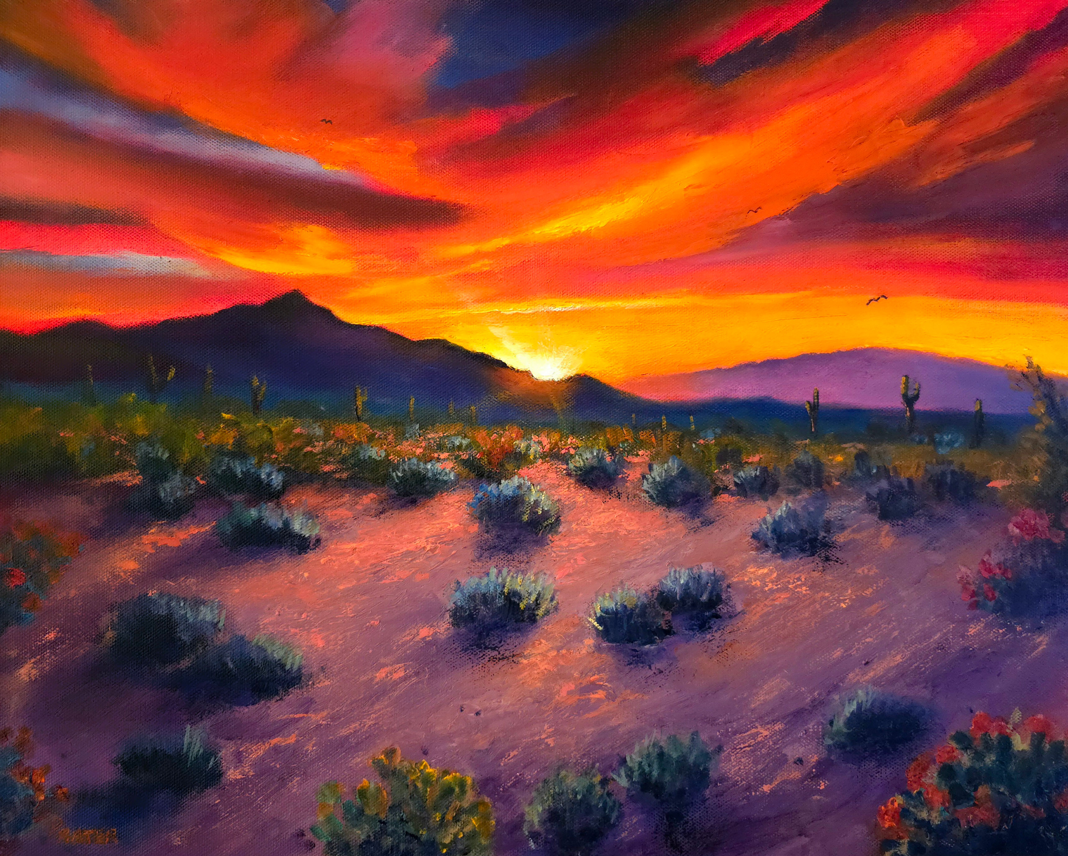 Burning Sky ~ Quiet Earth