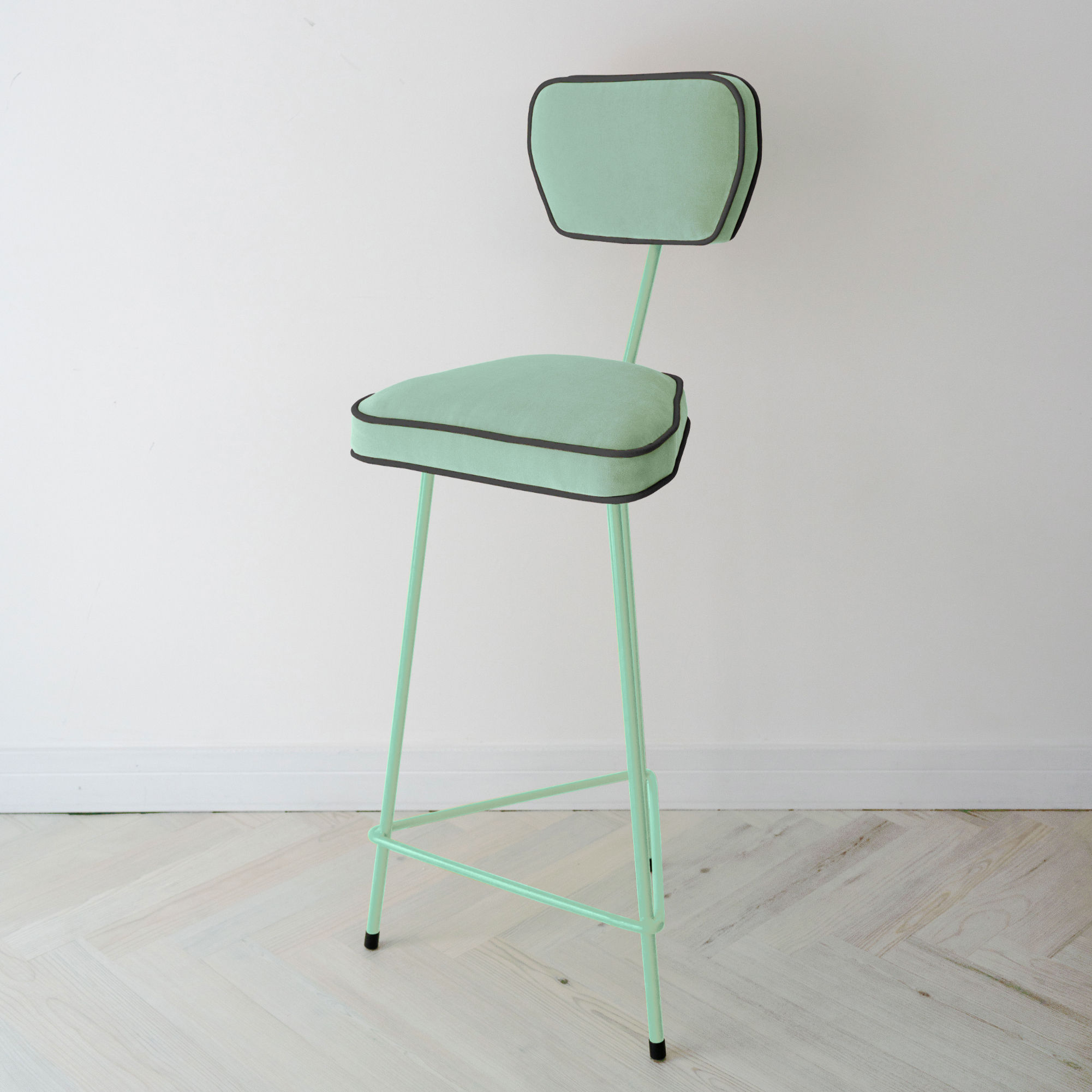 Paul Bar Stool - Mint Choc Chip
