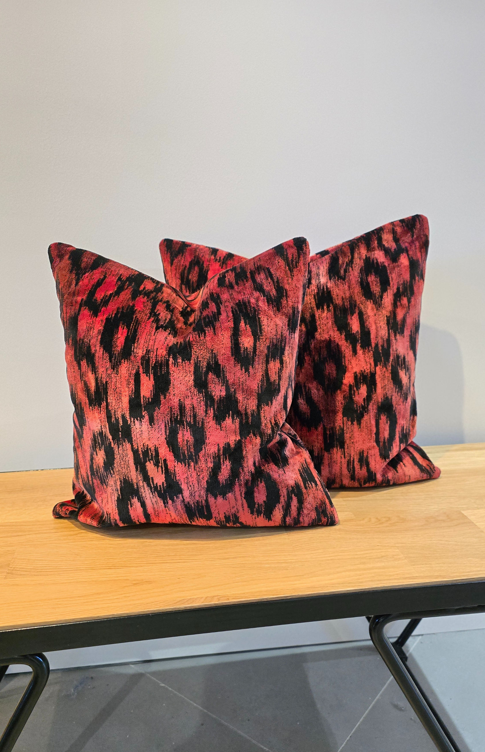 Pair of Rouge Print Scatters - Ex Display