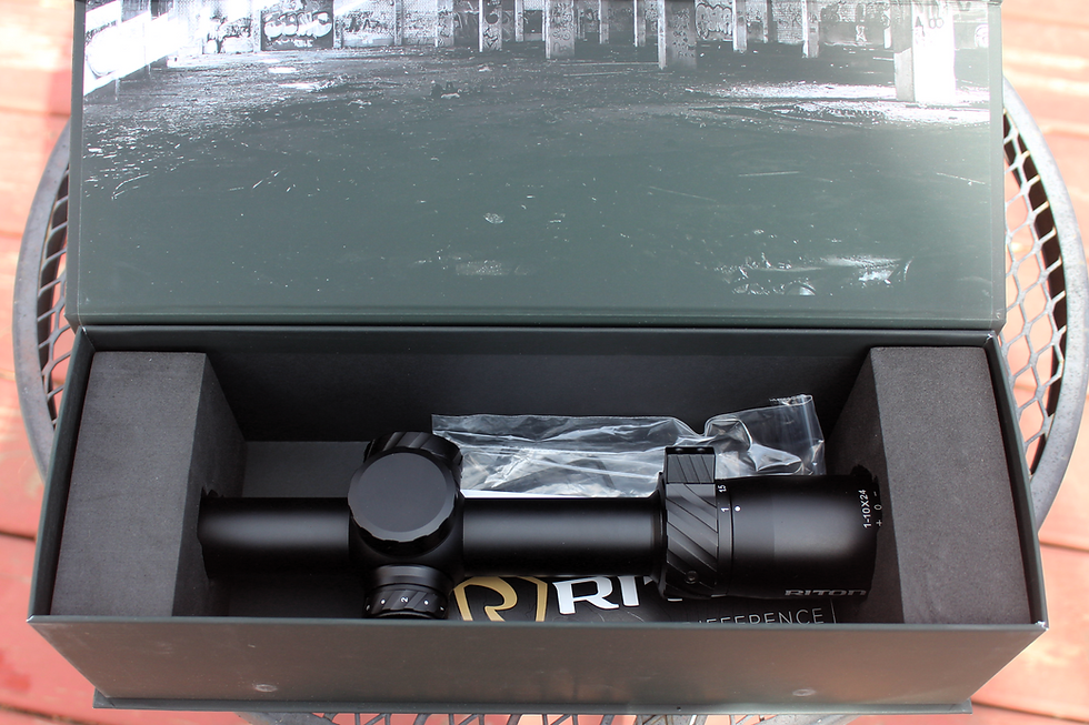 Thumbnail: Riton 5 Tactix 1-10X24 LPVO Riflescope