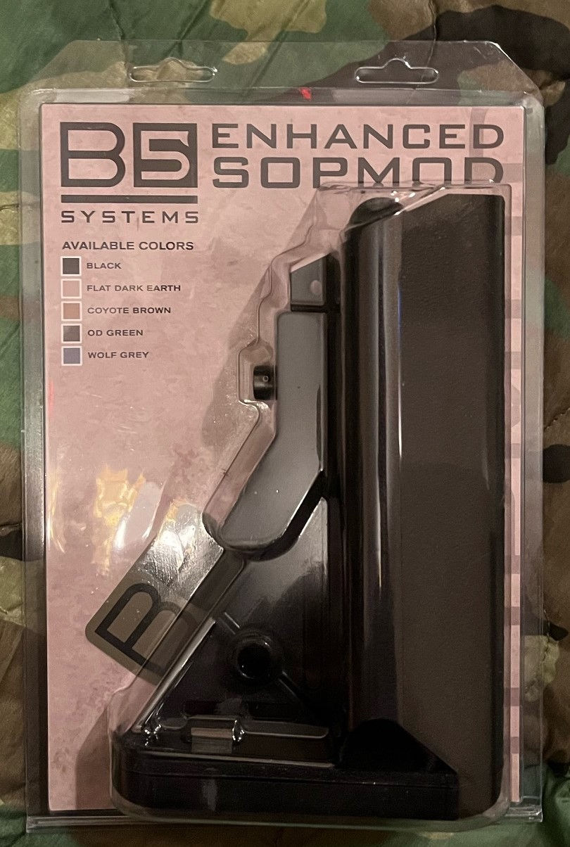 B5 Systems Enhanced SOPMOD Stock Black