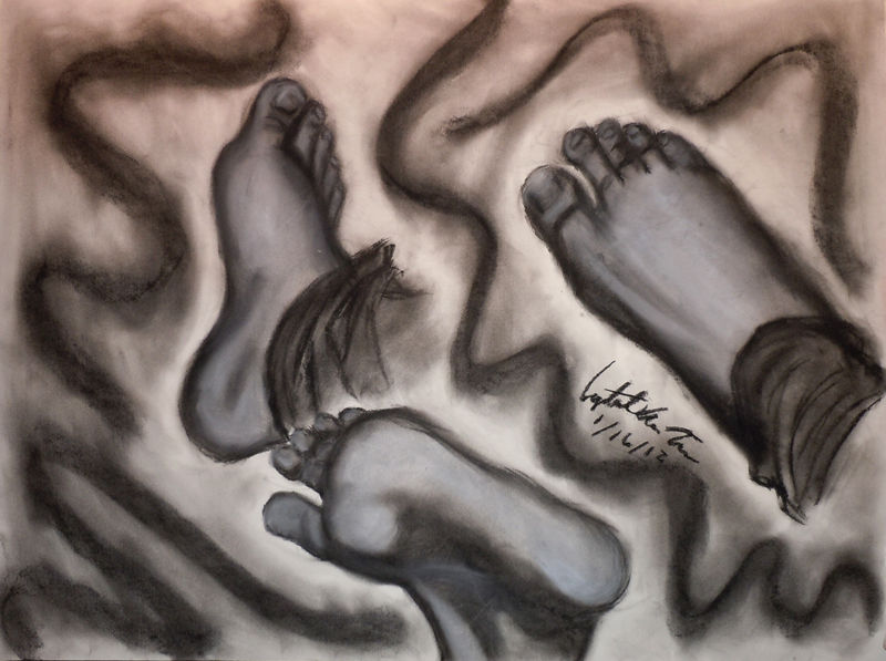 Feet - Charcoal