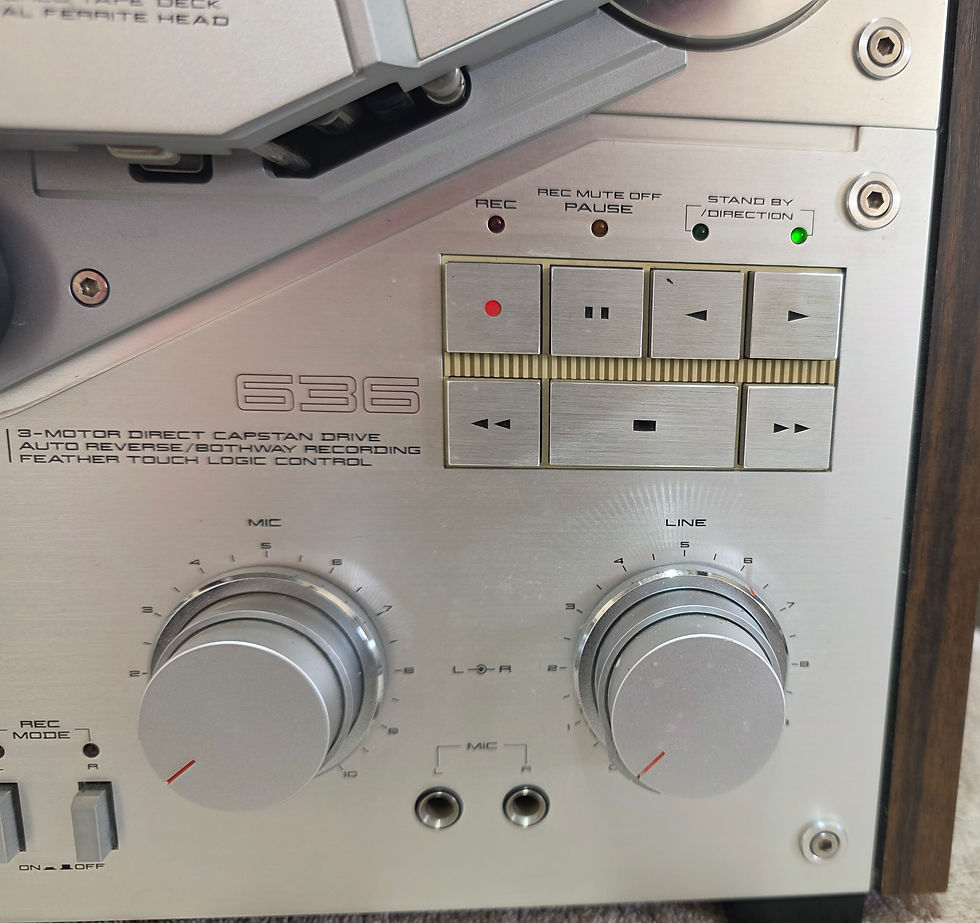 Thumbnail: AKAI GX-636 Reel To Reel Player/Recorder