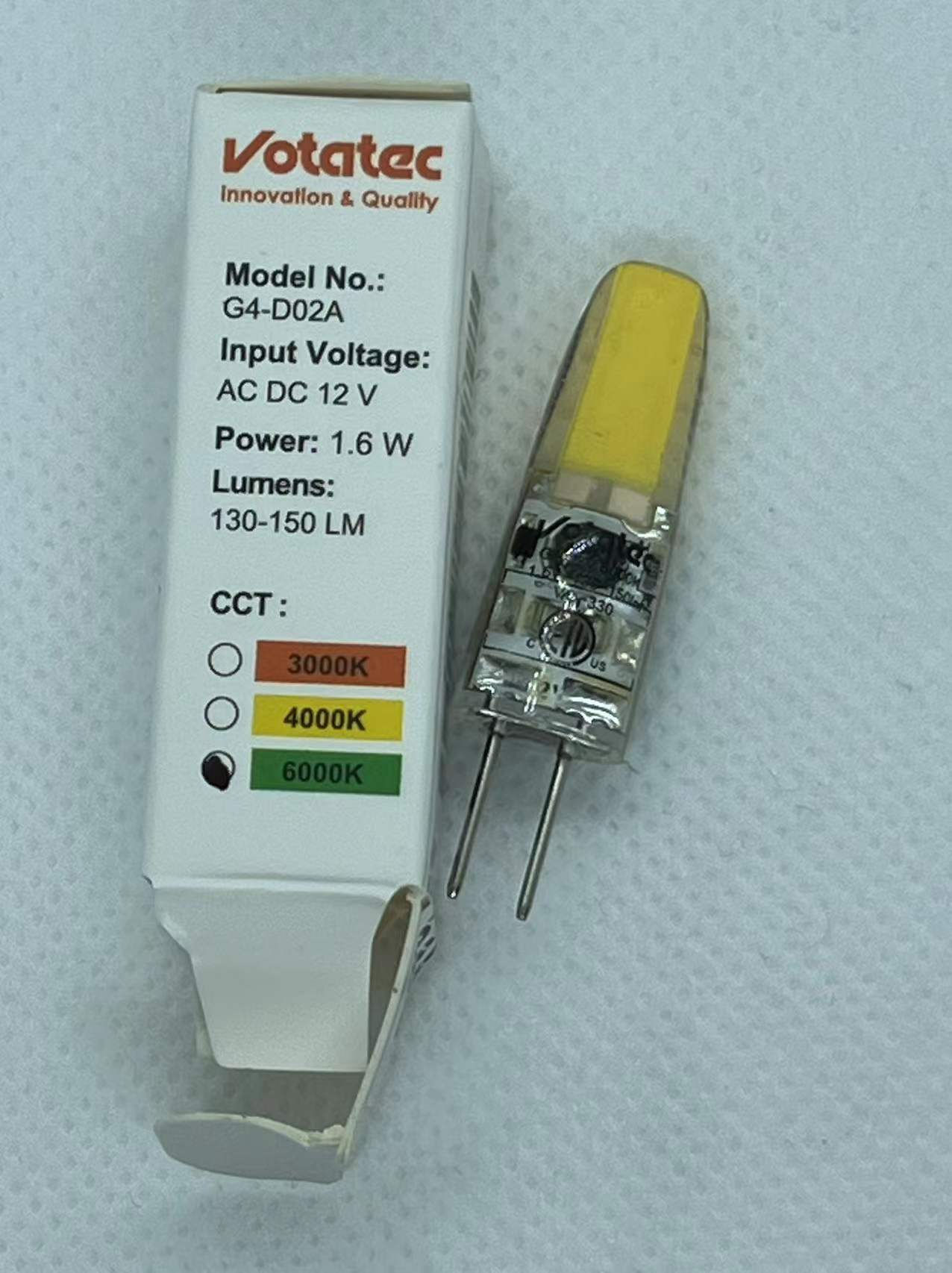 Votatec G4 Lamp 6000K