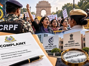 CRPF अधिकारी ने महिलाओं के साथ कथित दुर्व्यवहार पर दर्ज कराई शिकायत...