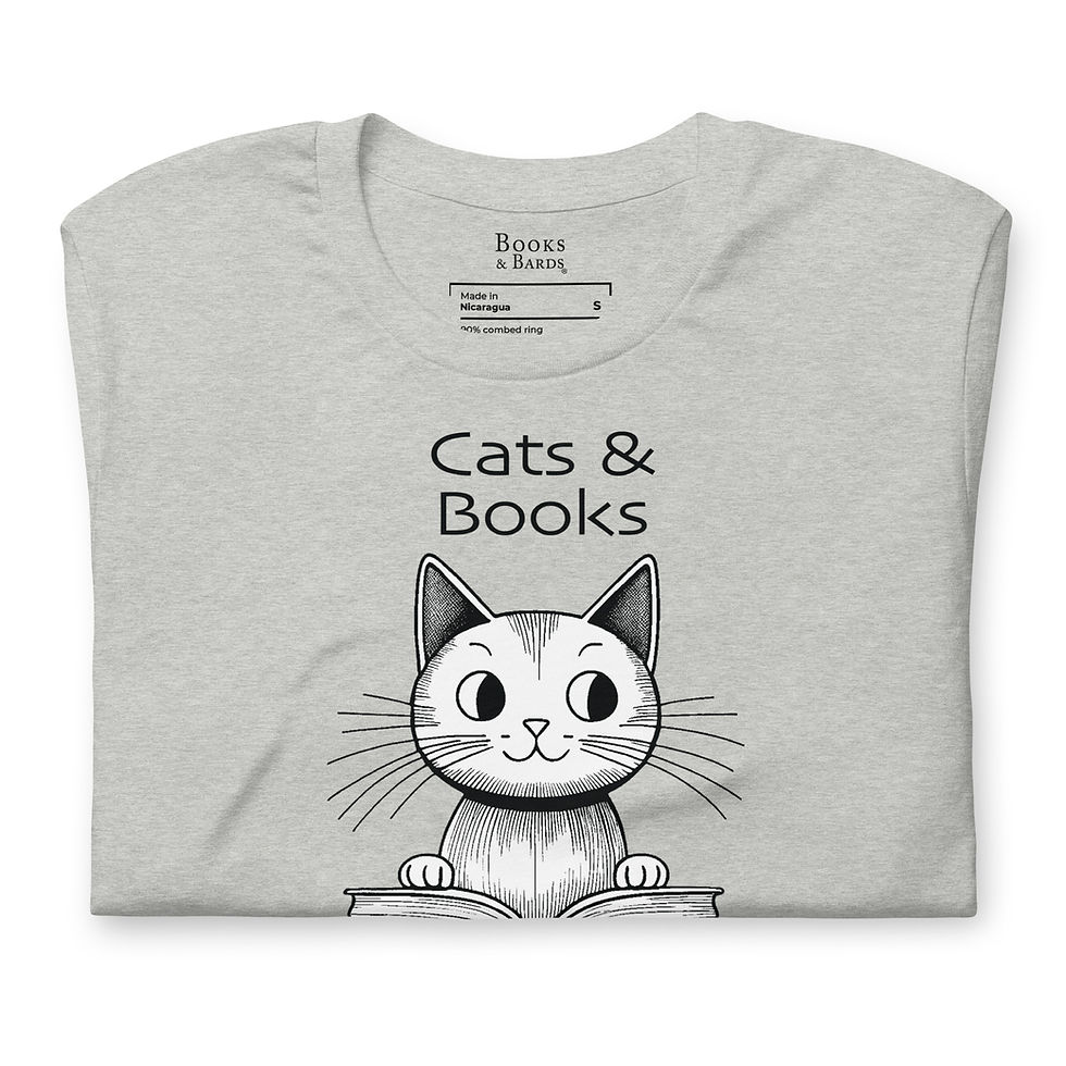Thumbnail: Cats & Books T-Shirt