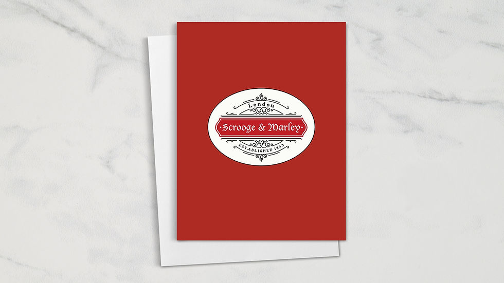 Thumbnail: Scrooge & Marley Set of 10 Greeting Cards