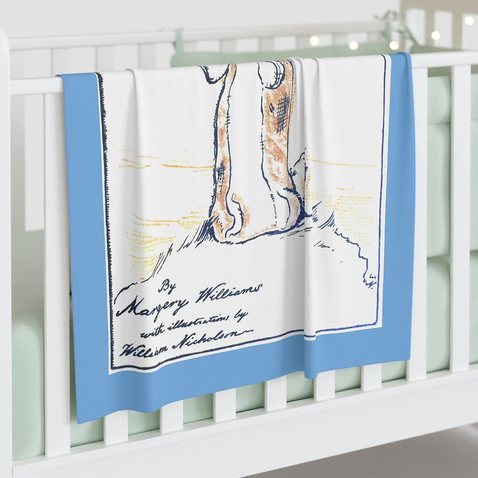 Thumbnail: Velveteen Rabbit Baby Swaddle Blanket