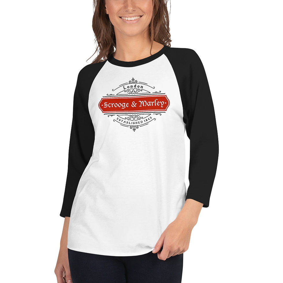Thumbnail: Scrooge & Marley 3/4 Sleeve Raglan Shirt