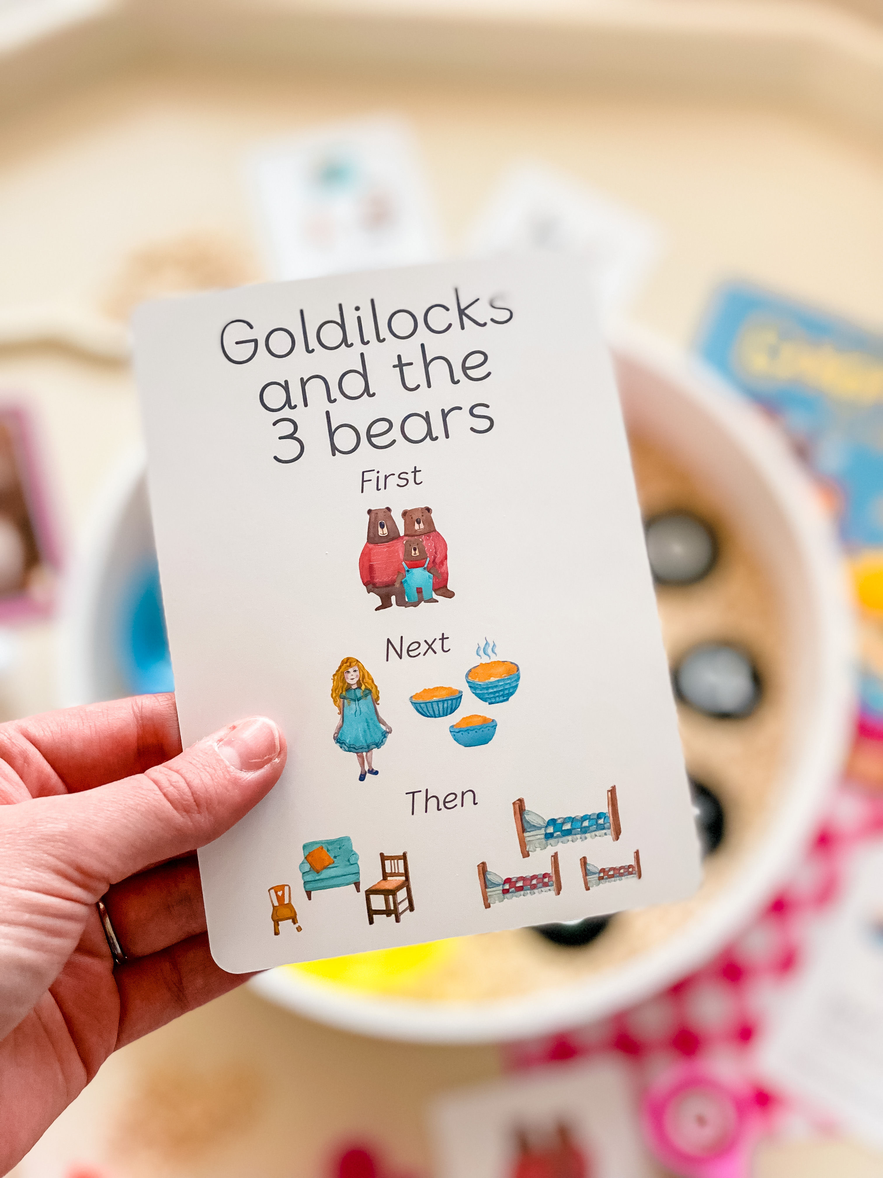 Goldilocks and the 3 Bears Flashcards
