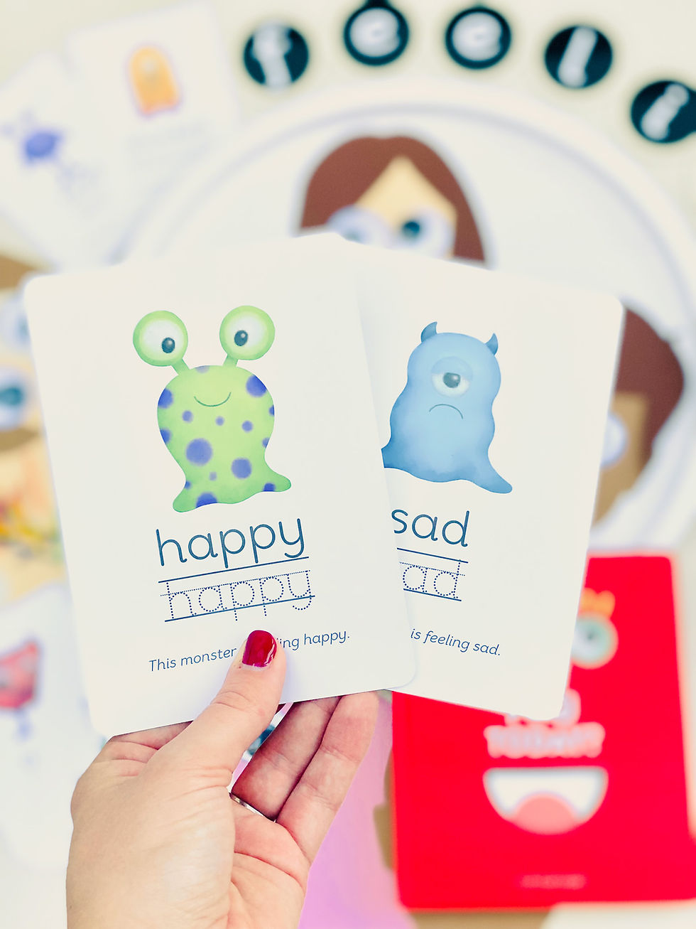 Thumbnail: Emotions Monsters Flashcards