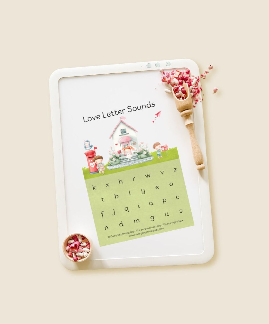 Love Letter Sounds Lightbox Sheet