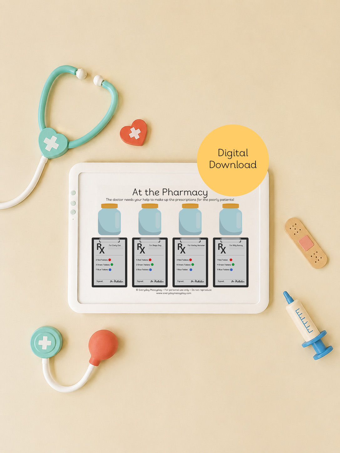At the Pharmacy - Digital Download