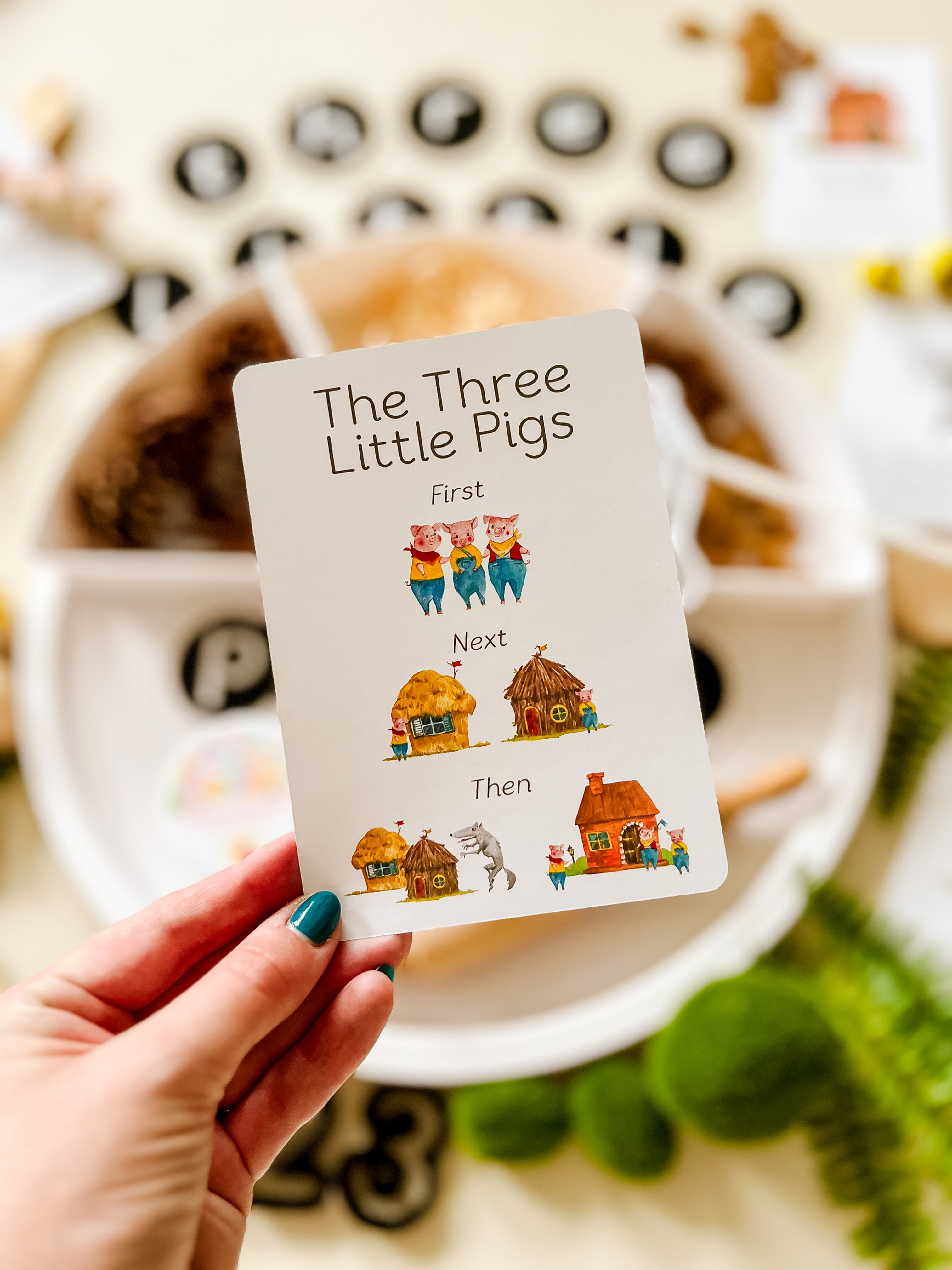 Three Little Pigs Flashcards
