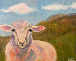 2026-Margret-Bullock-Hi-Ewe-acrylic-8x10