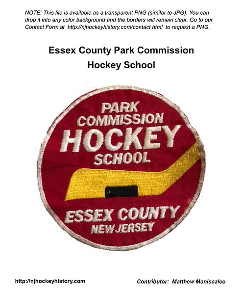 Essex County Park Commission Hockey School Patch
