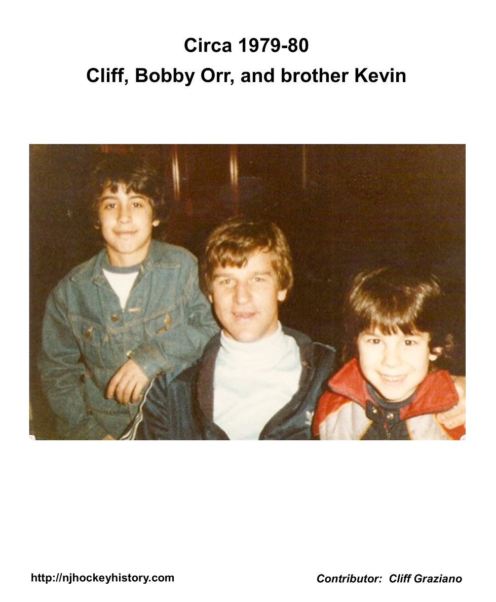 1979-80 Cliff Graziano - Bobby Orr - Kevin Graziano