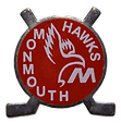 Monmouth Hawks Pin