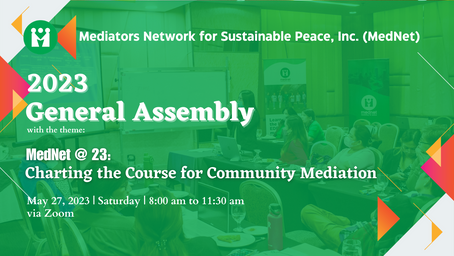 A Call to Action: “We will chart MedNet’s course in community mediation!”