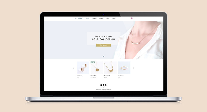 Jewelery Site Web Design