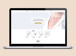 ジュエリーサイトのWebデザイン