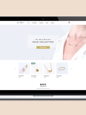 Jewelery Site Web Design