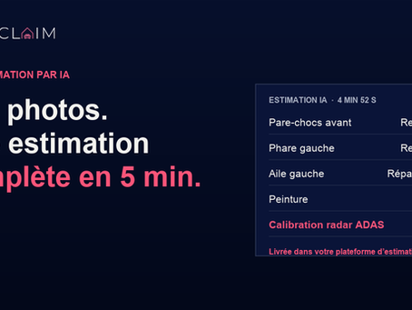 Un logiciel d’estimation de collision par IA qui rédige l’estimation en cinq minutes