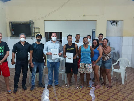 Renato Brandão visita Associação de Moradores do bairro Alagadiço