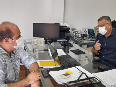 Infraestrutura: Renato Brandão visita secretário de obras de Juazeiro