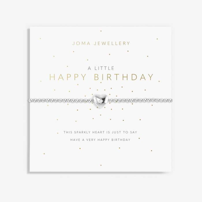 A Little Happy Birthday Crystal Bracelet