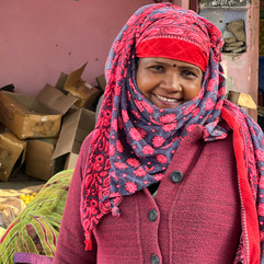 A woman at a market