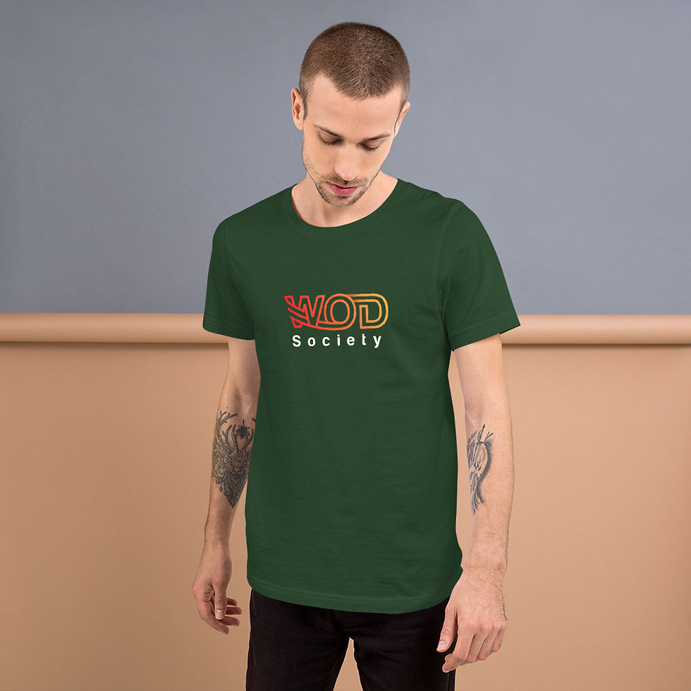 Thumbnail: WOD Society Interlace Unisex t-shirt