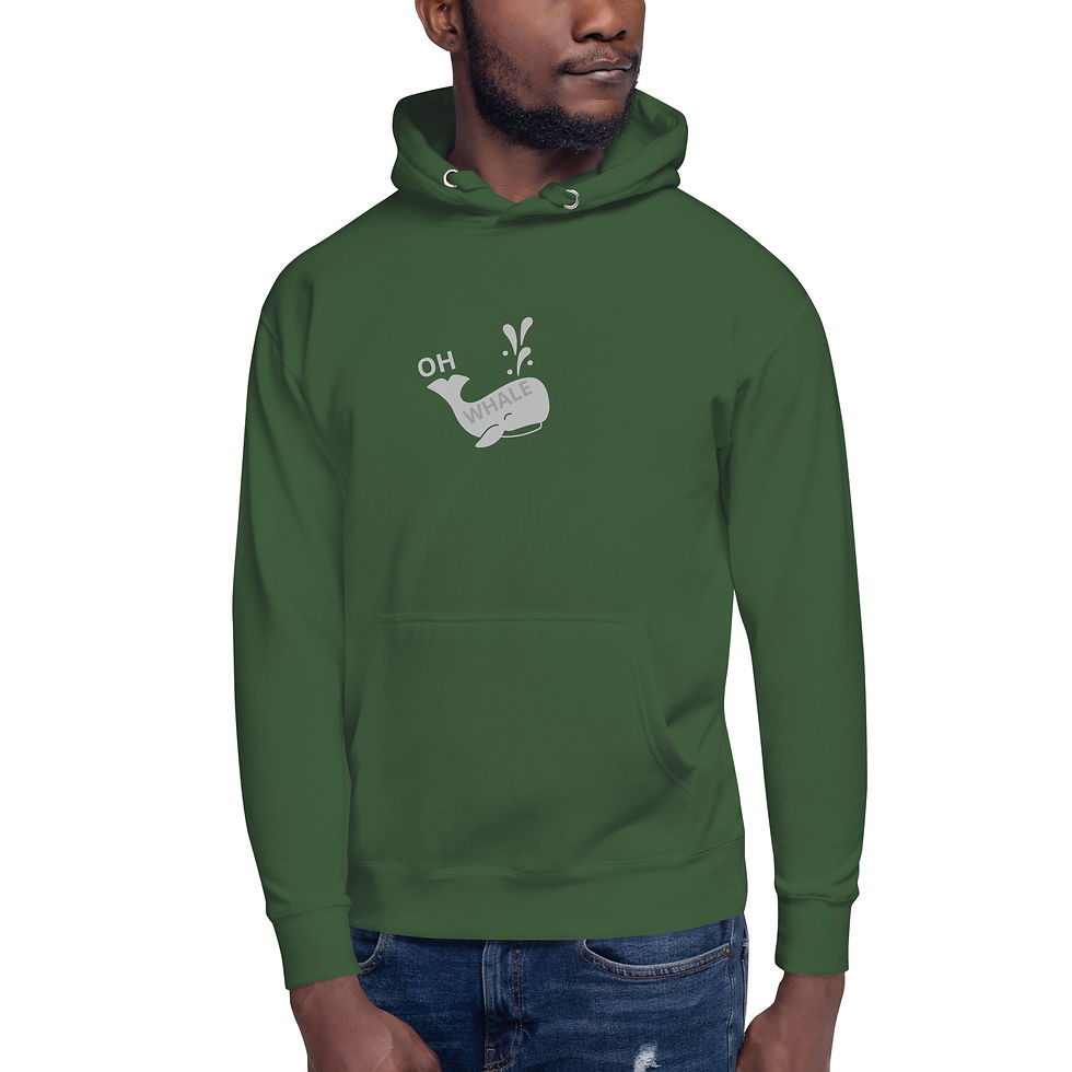 Thumbnail: WOD Society OH WHALE Unisex Hoodie