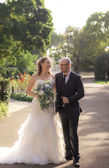 Wedding Photography | Leamington Spa, The Glasshouse Jephson Gardens | Couple portrait