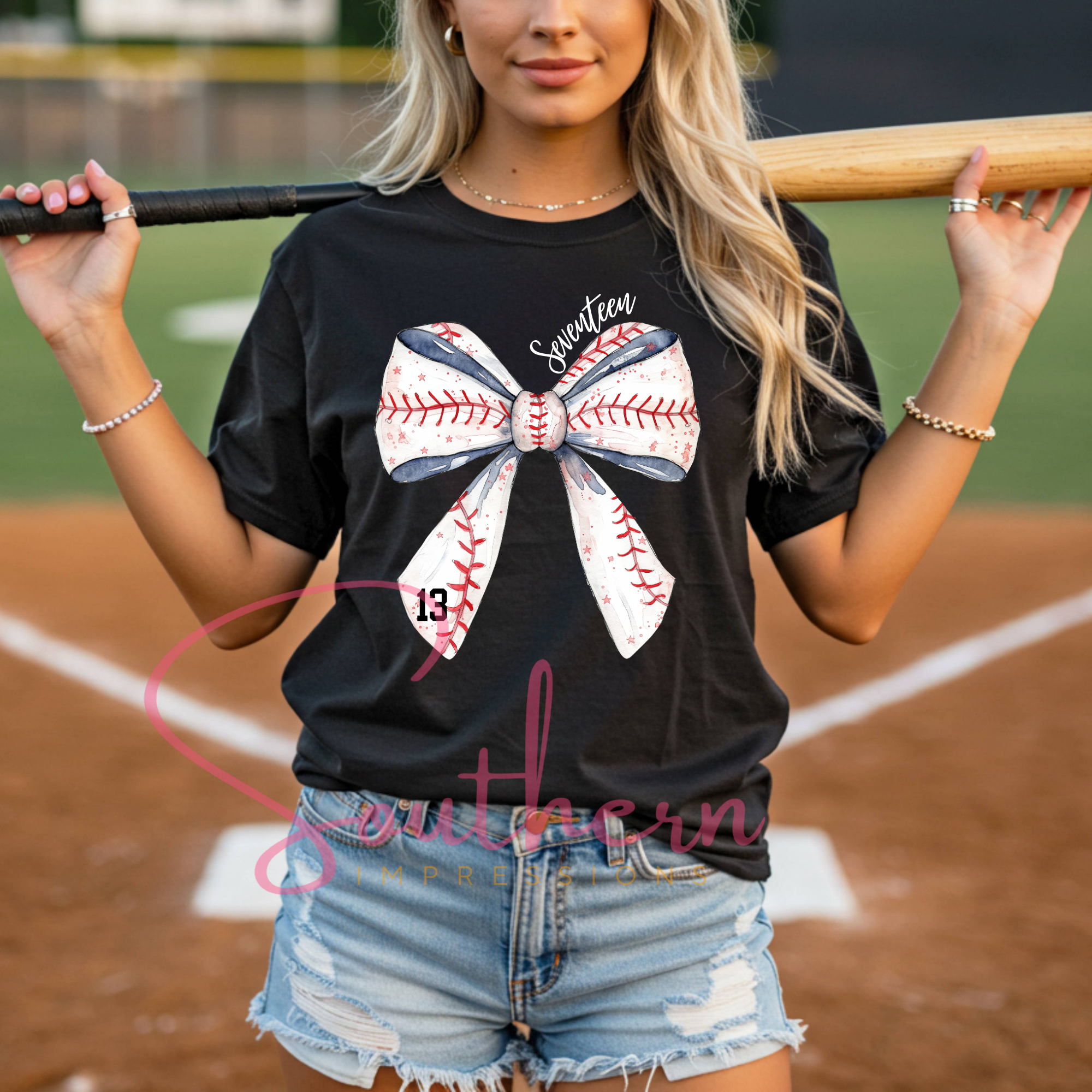 SBC Baseball Bow- Women