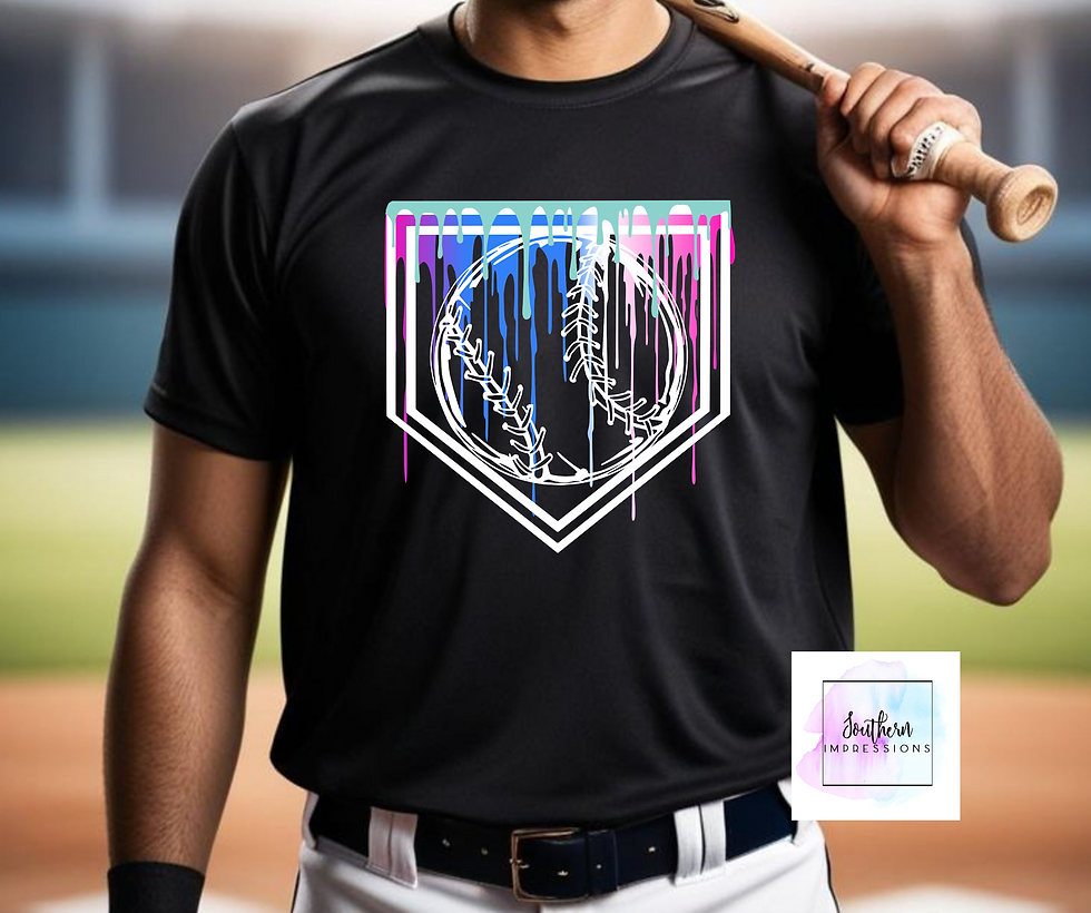 Home Plate Baseball Multi Drip- Youth