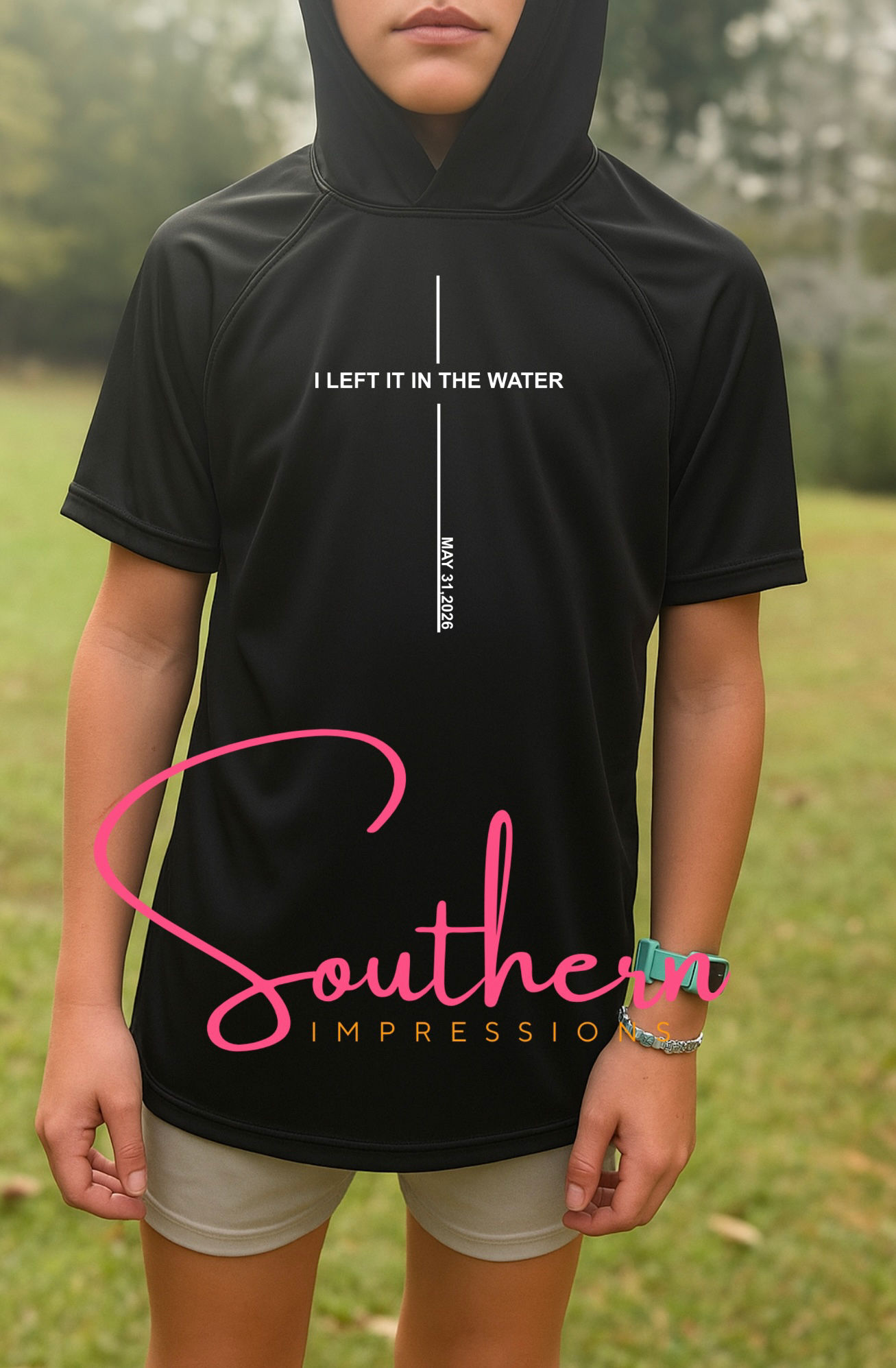 I left it in the water, big cross- Youth