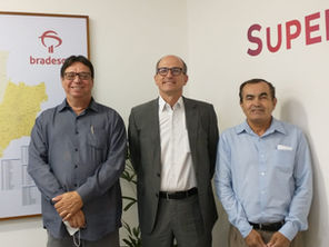 Representantes da ASBAN visitam o novo Diretor Centro Oeste I do Banco Bradesco S.A.