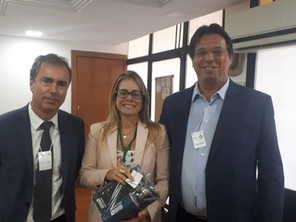Representantes da BRB Financeira e ASBAN são recebidos pela Secretária da Economia do Estado de Goiá