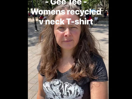 Hibiscus - Gee Tee - Womens recycled v neck T-shirt