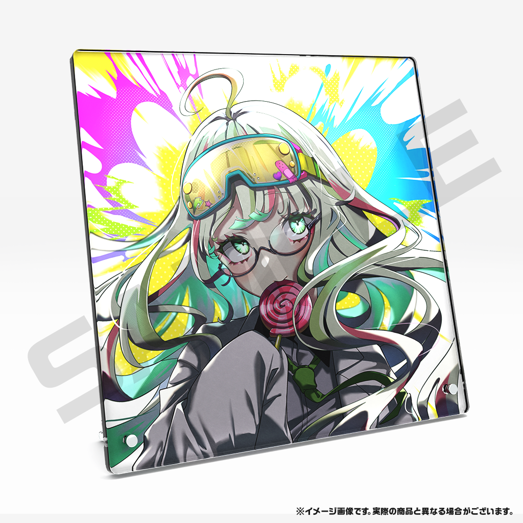 【電子妖精計画】花草こたえ スクウェアアクリルボード